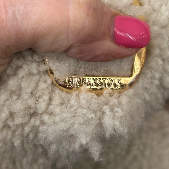 Birkenstock Gold Accent Shearling Footwear - Picture 2 of 11